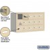 Salsbury Cell Phone Storage Locker - with Front Access Panel - 3 Door High Unit (8 Inch Deep Compartments) - 15 A Doors (14 usable) - Sandstone - Recessed Mounted - Master Keyed Locks  19138-15SRK